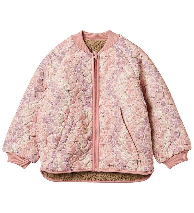 Wheat Termo/Fleecejakke Vendbar