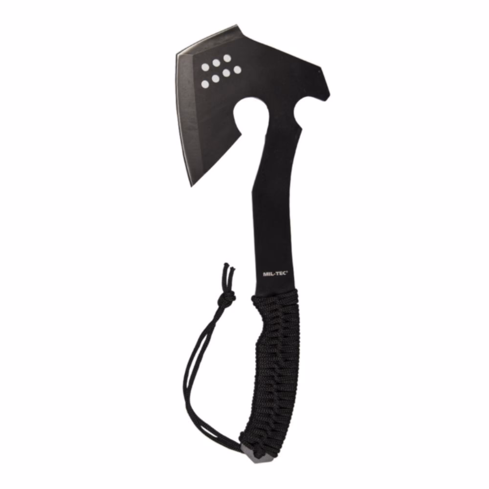 Mil-Tec Black Paracord økse